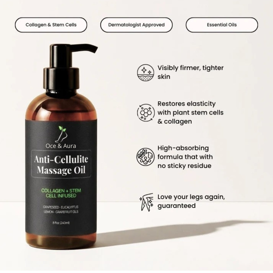 Oce & Aura Anti-Cellulite Massage Oil